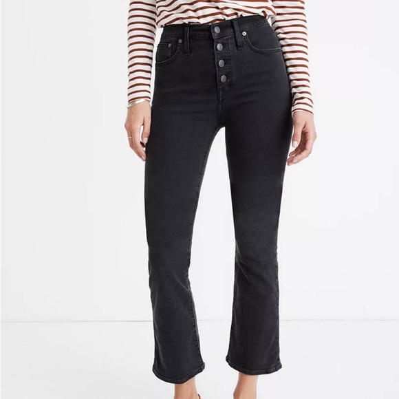 Madewell Cali Demi Boot High Rise Jeans - Picture 2 of 7